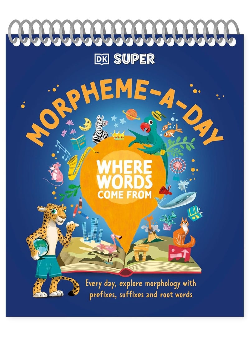 DK Super Where Words Come From Morpheme-A-Day Spiral-bound