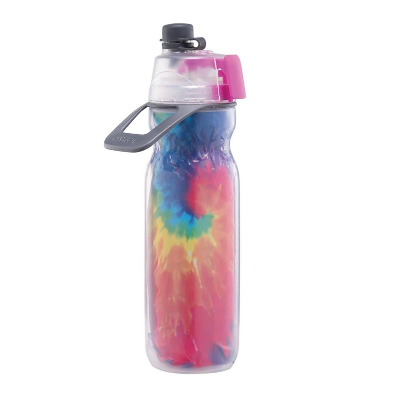 O2COOL ArcticSqueeze Insulated Mist 'N Sip Water Misting Bottle - Tie Dye, 20 Fluid Ounces, Plastic - Image 1