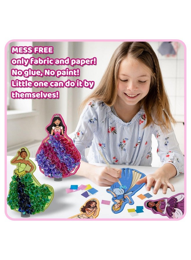 ATFUNSHOP Poke in Kits Princesses Crafts Gift for Girls 4 5 6 7 8 9 Years Old, DIY Birthday Presents, Mess Free Art Activity - Image 4