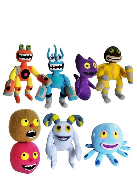 6PCS My Singing Monsters Plush,Soft and Cuddly Monster Toy for Kids and Fans of The Game