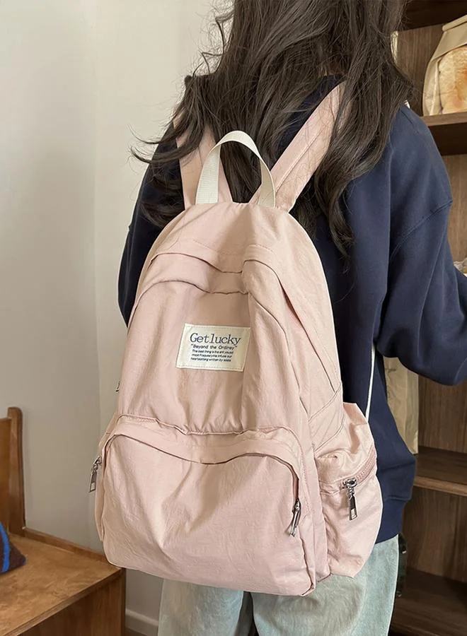 تايك تو شنطة ظهر سادة بسحاب للإغلاق