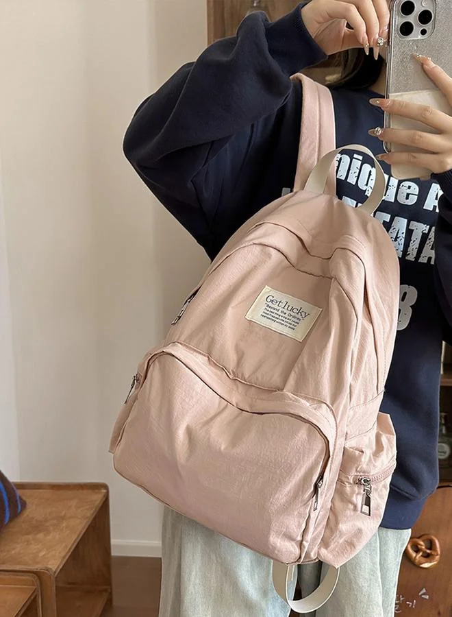 تايك تو شنطة ظهر سادة بسحاب للإغلاق