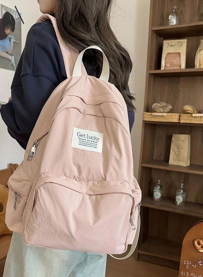 تايك تو شنطة ظهر سادة بسحاب للإغلاق