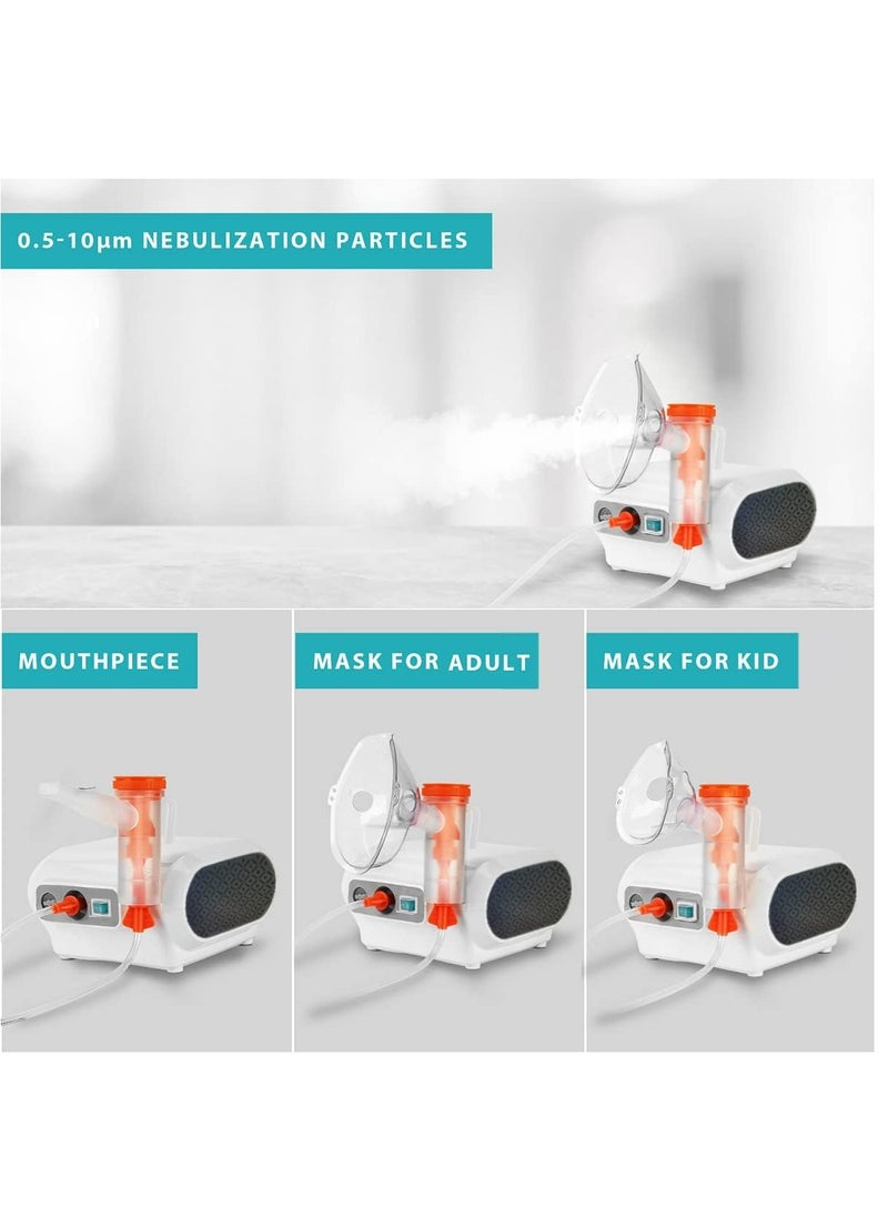 Generic - Portable Compressor Nebulizer Machine With 1 Set Accessory Jet Nebulizers Personal Steam Inhaler Cool Mist - Image 1