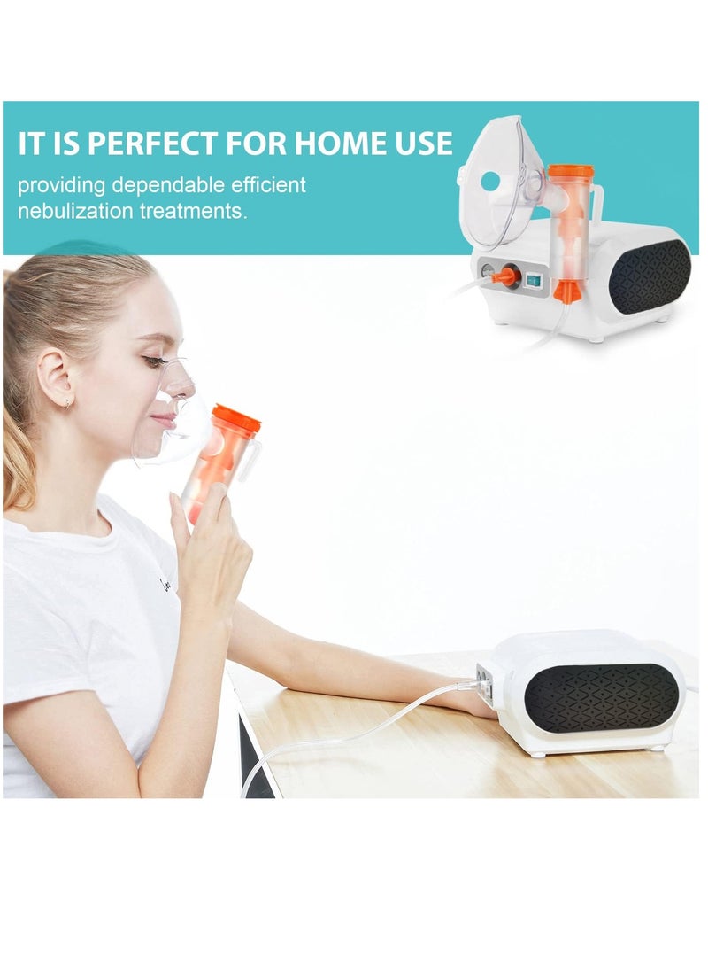 Generic - Portable Compressor Nebulizer Machine With 1 Set Accessory Jet Nebulizers Personal Steam Inhaler Cool Mist - Image 1