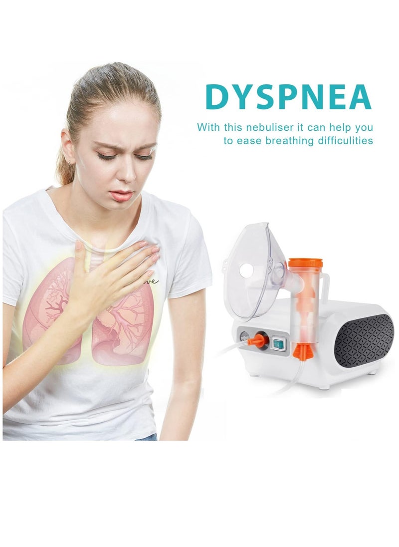 Generic - Portable Compressor Nebulizer Machine With 1 Set Accessory Jet Nebulizers Personal Steam Inhaler Cool Mist - Image 1