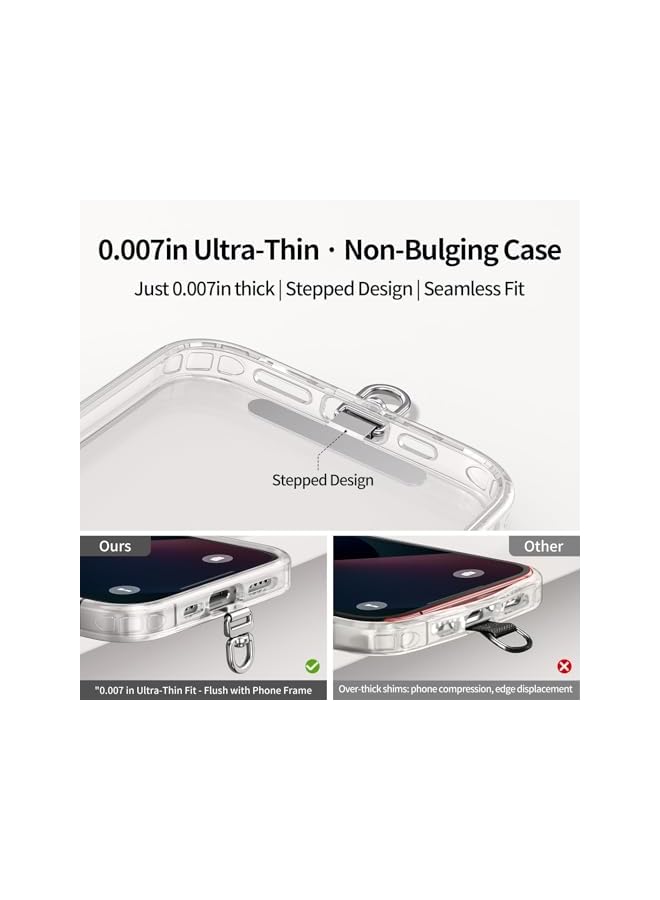 Green Tiger Stainless Steel Phone Tether Tabs - Universal Rust-Proof Metal Connectors for Cell Phone Straps, Wristbands & Crossbody, Durable Anti-Lost Phone Lanyard Clips to Secure Your Phone and Prevent Drops - Image 5