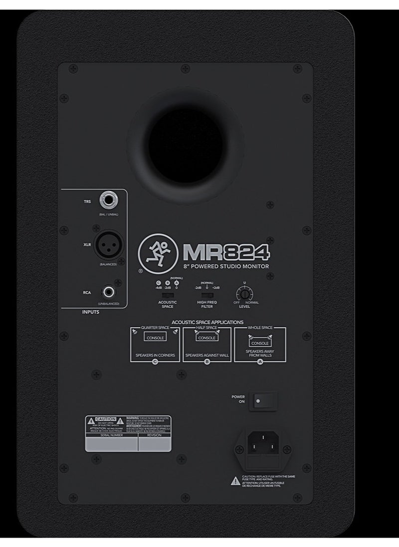 Mackie MACKIE MR824 Powered 8" Studio Monitor  - Image 4