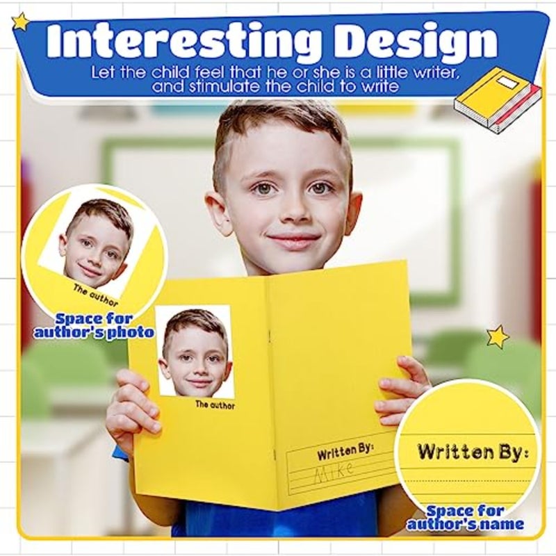 أجهزة الكمبيوتر المحمولة التكوين الأساسي K-2 مجلة أساسية، دفتر للإمدادات، كتاب كتابة فارغ بالجملة للطفل لكتابة مجلة الرسم 60 صفحة - Image 4