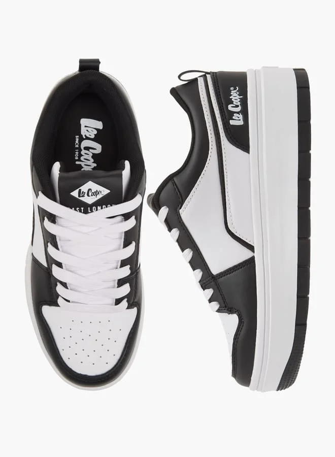 Lee Cooper Womens Ankle Sneakers With Lace-Up Closure