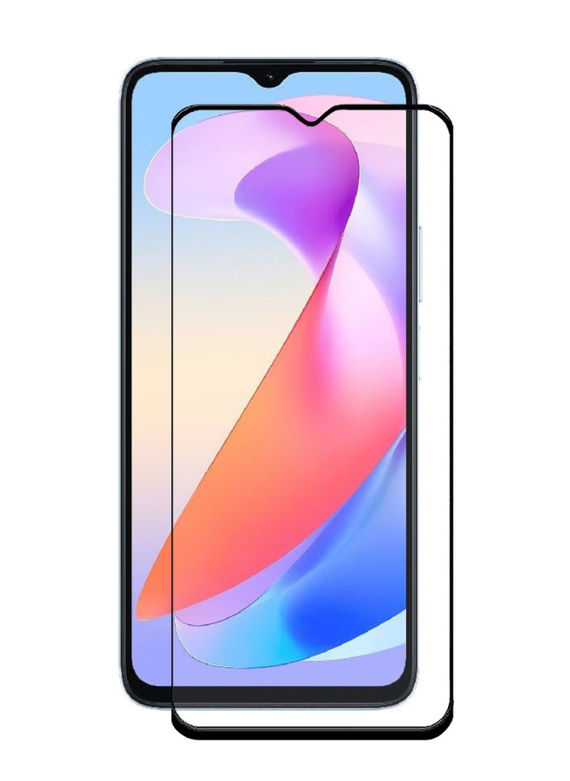 Generic - واقي شاشة كامل من الزجاج المقوى لهاتف Honor X6A / X6B - أسود - Image 1