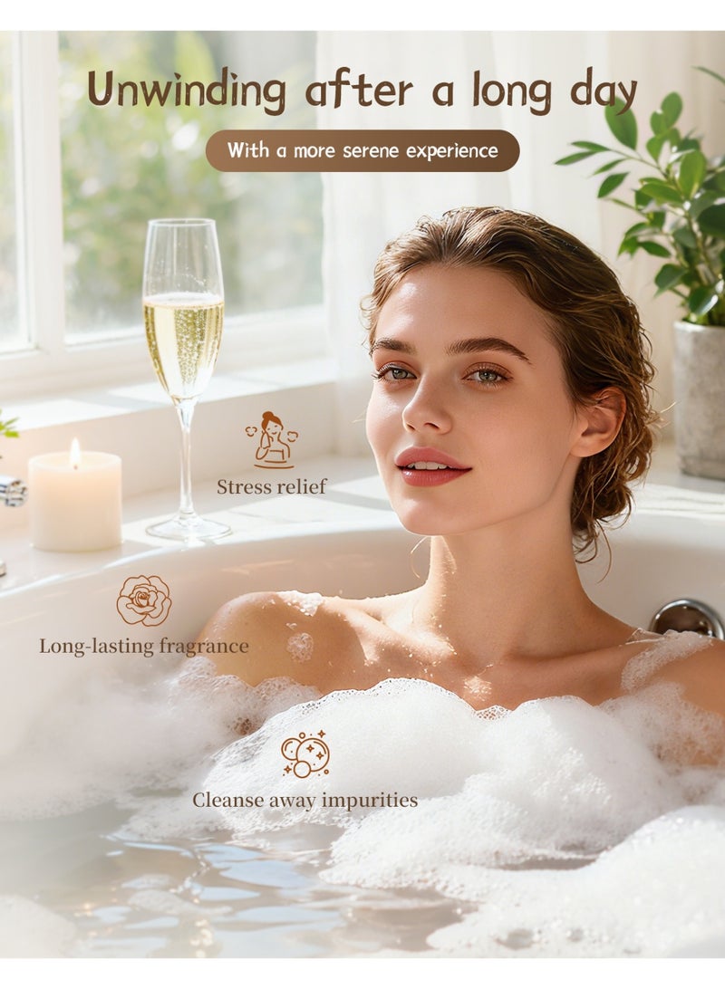 باث بومبز 12-Pack Bath Balls and Foot Soak Balls Gift Box Set with Essential Oil Scented Bath Salt Balls - Image 3