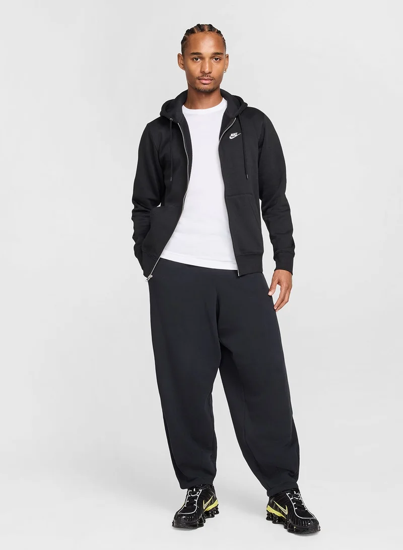 Nike BLACK M NK CLUB BB FZ HOODIE for Men | Best Price UAE