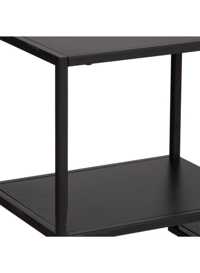 اتموسفيرا جوتا رف عرض مستطيل 5 طوابق بتصميم أنيق أسود 100 x 30 x 75 سم 185061 - Image 2