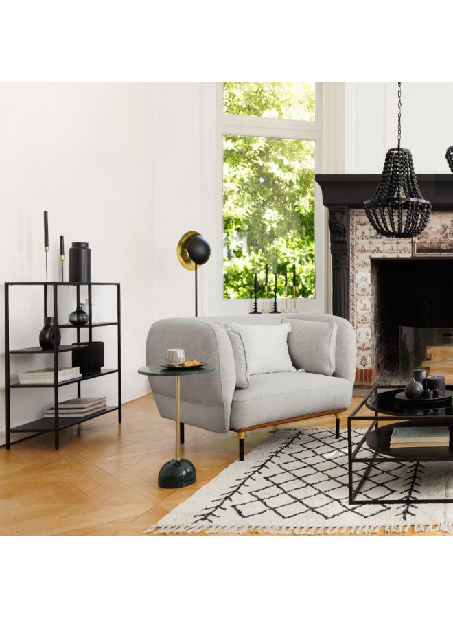 اتموسفيرا جوتا رف عرض مستطيل 5 طوابق بتصميم أنيق أسود 100 x 30 x 75 سم 185061 - Image 3