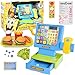 SPONGEBOB SQUAREPANTS Pretend Play Cash Register Toy with Sounds and Lights for Kids Krusty Krab Play Scanner and Fake Food for Boys Girls Toddlers - Image 2