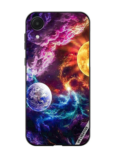 Protective Case Cover For Samsung Galaxy A03 Core Beautiful Galaxy Design Multicolour