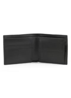 LACOSTE Lacoste Black Wallet for Men - 6 Card Slots, Coin Clip Pocket, and Spacious Main Money Compartment - Sleek & Durable Design  - Image 2