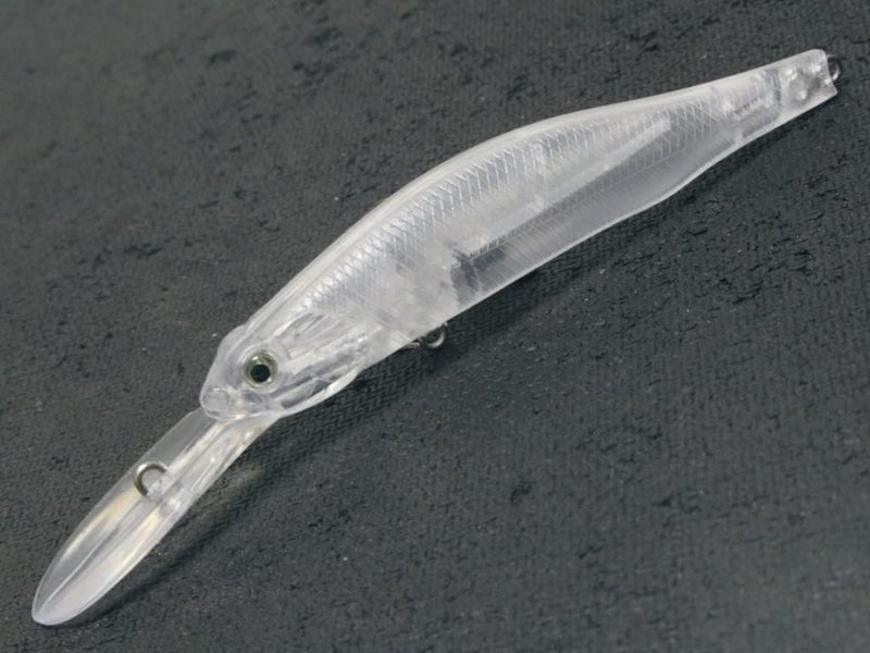 wLure 10 Blank Unpainted Minnow Crankbait Topwater Lipless Jerkbait Fishing Lures - Image 2