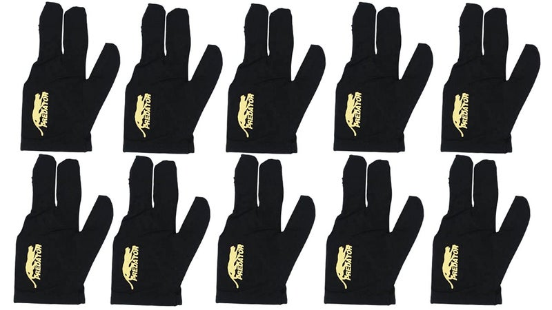 JBB Snooker and Pool Predator Glove in Black Color (10 pcs) - Image 1