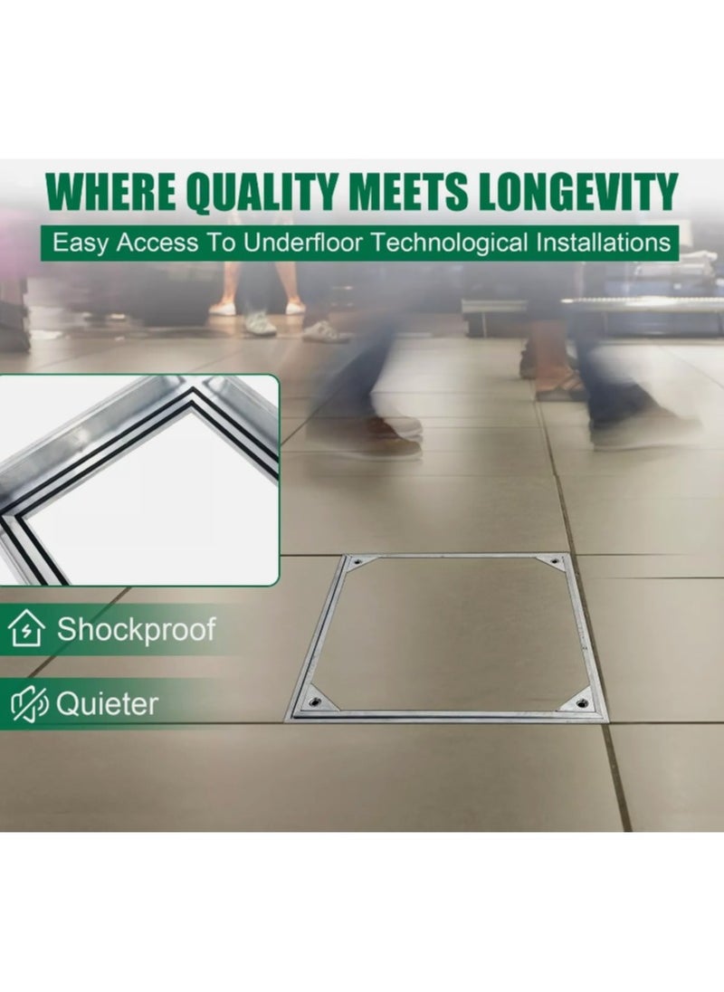 EMC Premium Aluminum Manhole Cover for Tiles & Marble - Durable, Rust-Resistant, Easy Installation, and Maintenance - Perfect for Floor, Patio, Bathroom, or Driveway Access - Sleek and Flush Fit Design  - Image 5
