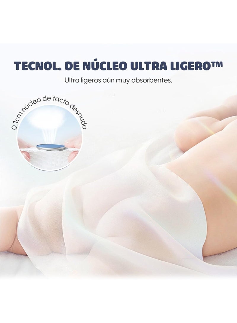 aiwibi Ultra Thin Baby Diaper Pants Size 4 (Large 9-14kg)-Soft Breathable Pull Up Nappies with Leak Protection 44 Pcs - Image 2