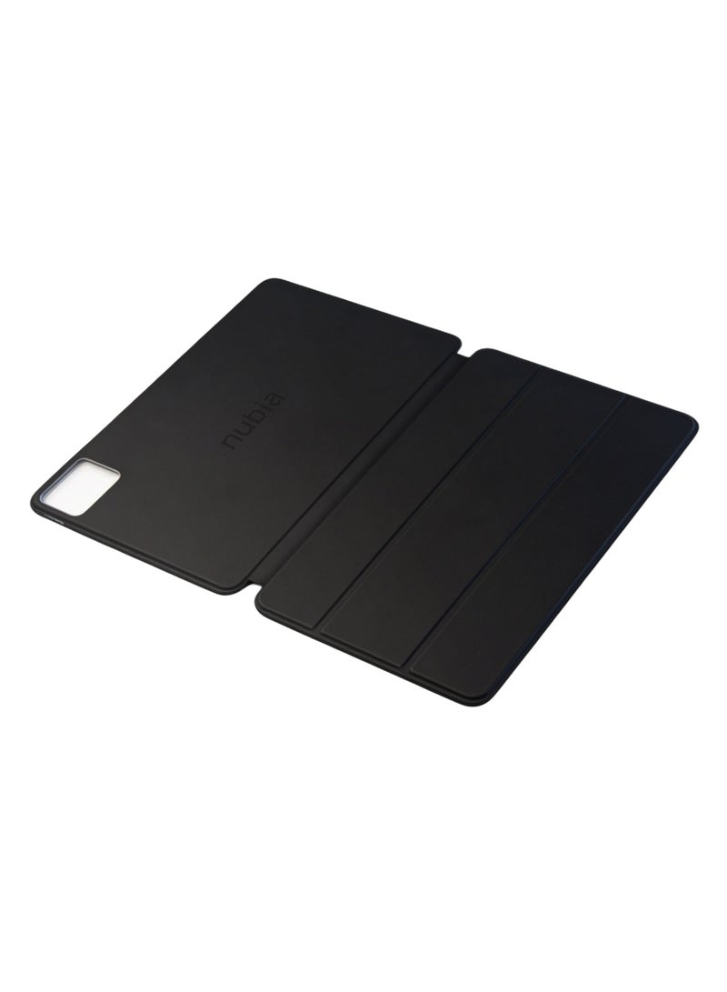 نوبيا غطاء حماية nubia Pad Pro مغناطيسي غير قابل للفصل  لجهاز nubia Pad Pro 2025 مقاس 10.9 بوصة - أسود - Image 1