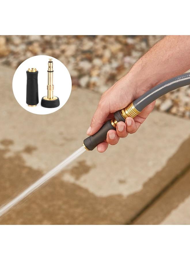 Arabest - Spray Hose Nozzle Adjustable Brass Head Garden Water Hose Nozzle Sprayers Fittings - Image 1