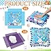 Mindsoft 6 Sets Easter Bunny Fleece Tied Pillow Craft Kits DIY Easter Decor No Sewing Required Colorful Rabbit Egg Design Home Activity Gift for Spring Party - Image 4