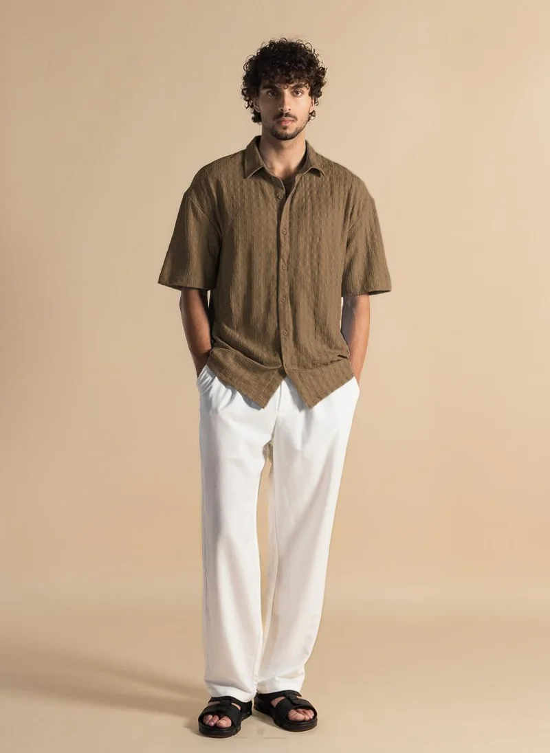 SHAPES TEXTURED COMFORT SHIRT