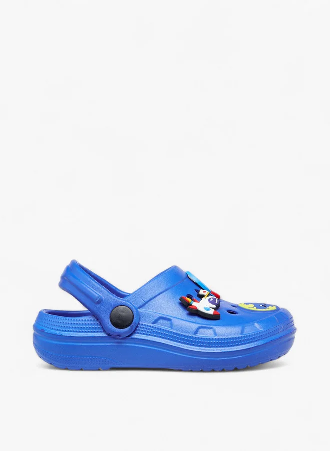 LBL by Shoexpress Space Jibbitz Embellished Clogs with Backstrap