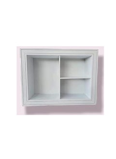 Decorative Wooden Window Air Conditioner Cover, Heat Insulation, 18mm Thickness, for Air Conditioner Vent (white)