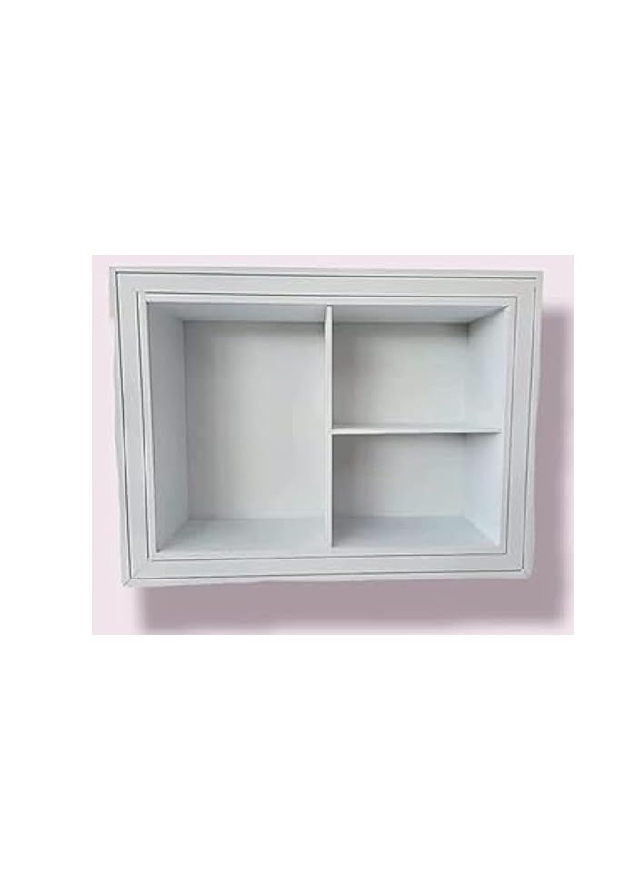 Generic - Decorative Wooden Window Air Conditioner Cover, Heat Insulation, 18mm Thickness, for Air Conditioner Vent (white) - Image 1