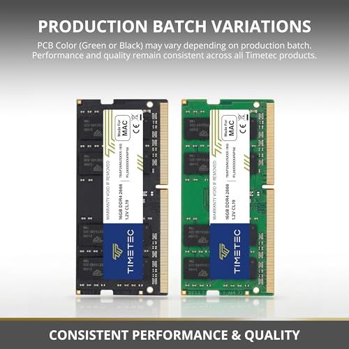Timetec 32GB KIT2x16GB Compatible for Apple DDR4 2666MHz 2667MHz for Mid 2020 iMac 201202 Mid 2019 iMac 191 27inch wRetina 5K Late 2018 Mac mini 81 PC421333 PC421300 MAC RAM - Image 3