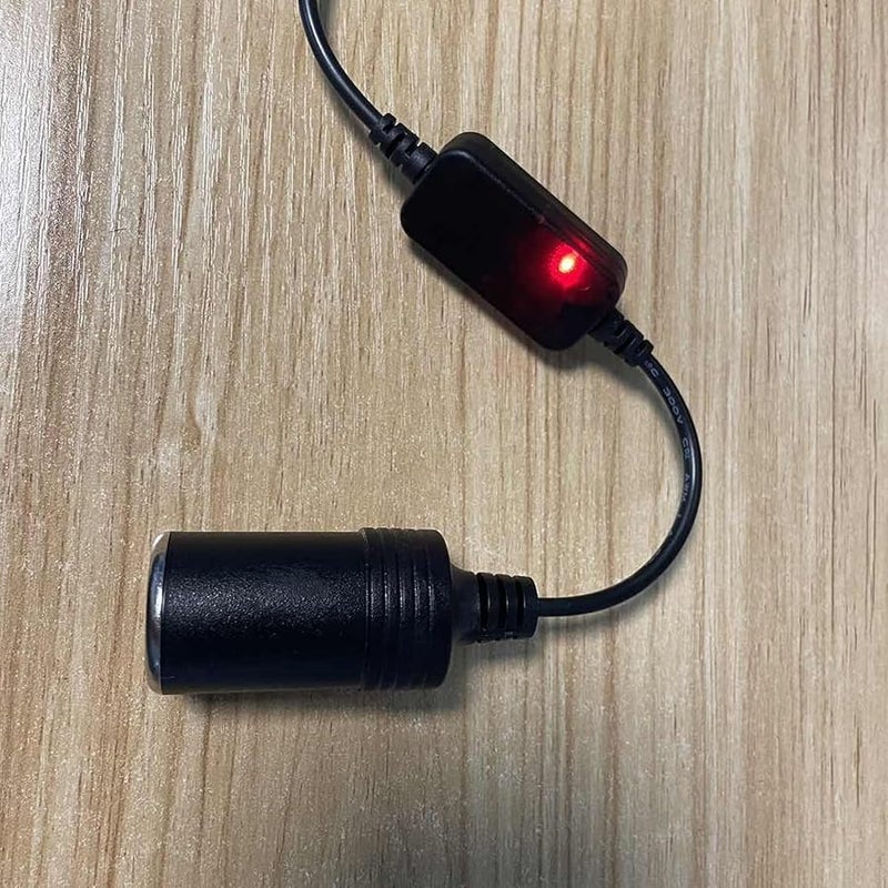 كابل محول USB إلى مقبس ولاعة السيارة 12 فولت لشحن الأجهزة الإلكترونية - Image 4