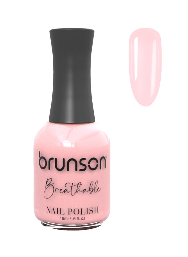 brunson Breathable Nail Polish Halal nail polish Wudu friendly Quick-Dry Vegan long lasting but easy peel off   18ml BH382