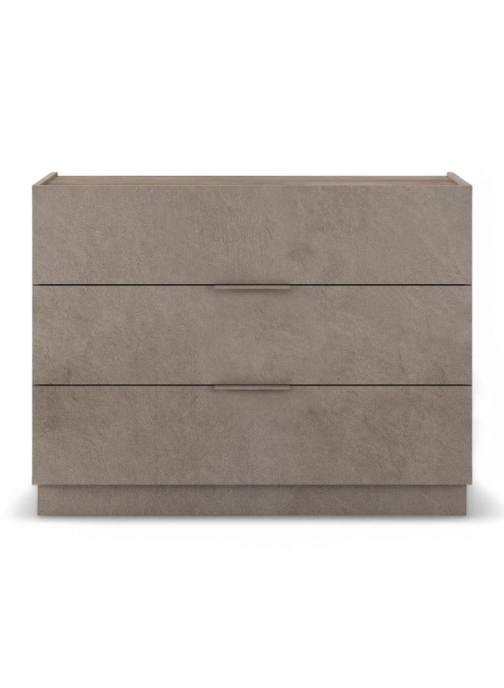 لوفت خزانة ملابس، مقاس L110XH83XD52CM، برونزي/زئبقي، خشب، صنع في إيطاليا-686092-02-MR - Image 2