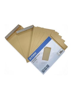 Maxi Maxi Brown Envelopes 110Gsm 10" X 7" inches Peel And Seal 50Pcs Pack  - Image 1