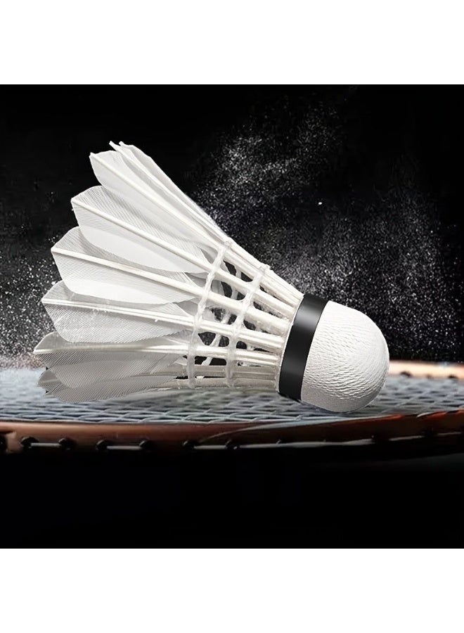 Montiva Shuttlecock - Premium Goose Feather Shuttle - Pack of 12 - Image 2