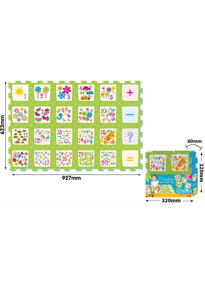 Sunta Sunta - Numbers & Objects Puzzle Mat 24pcs  - Image 2