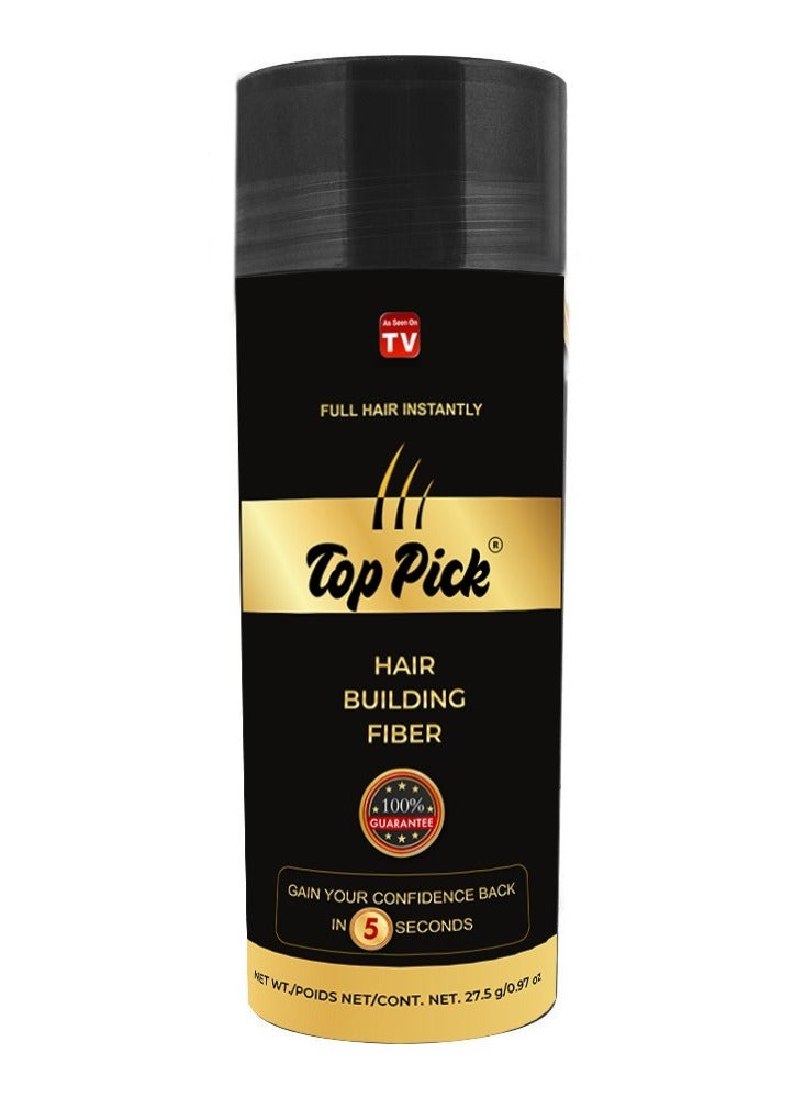 Top Pick Top Pick Hair Building Fiber White 27.5g - Instant Hair Volumizer - Image 2