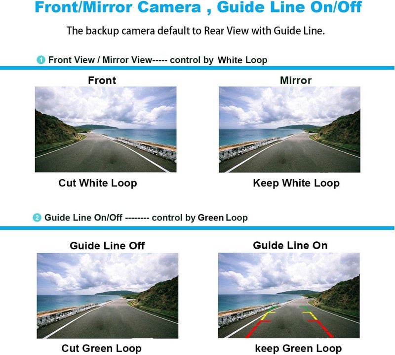 GLK License Plate Backup Camera with HD Night Vision and 170° Viewing Angle - Image 4