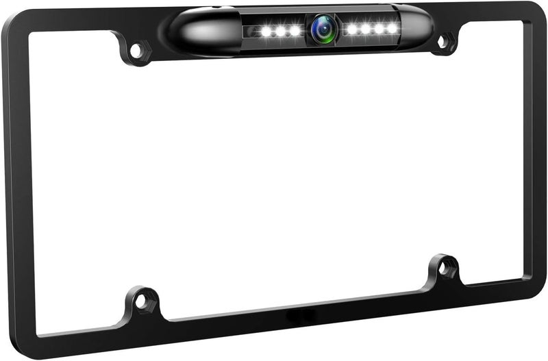 GLK License Plate Backup Camera with HD Night Vision and 170° Viewing Angle - Image 1