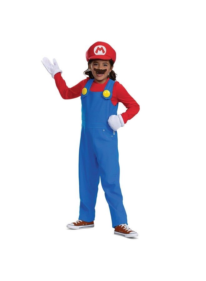 Disguise Mario Costume for Kids, Official Super Mario Bros Costume and Accessories for Children, Size (4-6) - Image 4