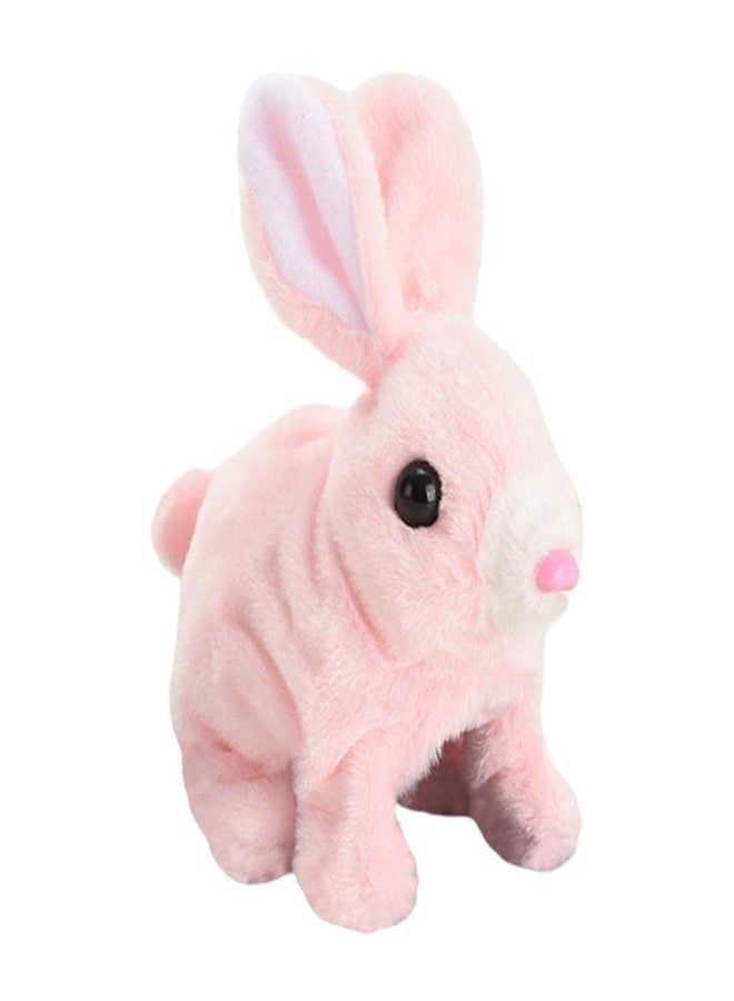 Darseval Hopping Jumping Rabbit Interactive Electronic Pet Plush Bunny Toy with Sounds and Movements Animated Walking Wiggle Ears Twitch Nose Gift for Toddlers Kids - Image 2