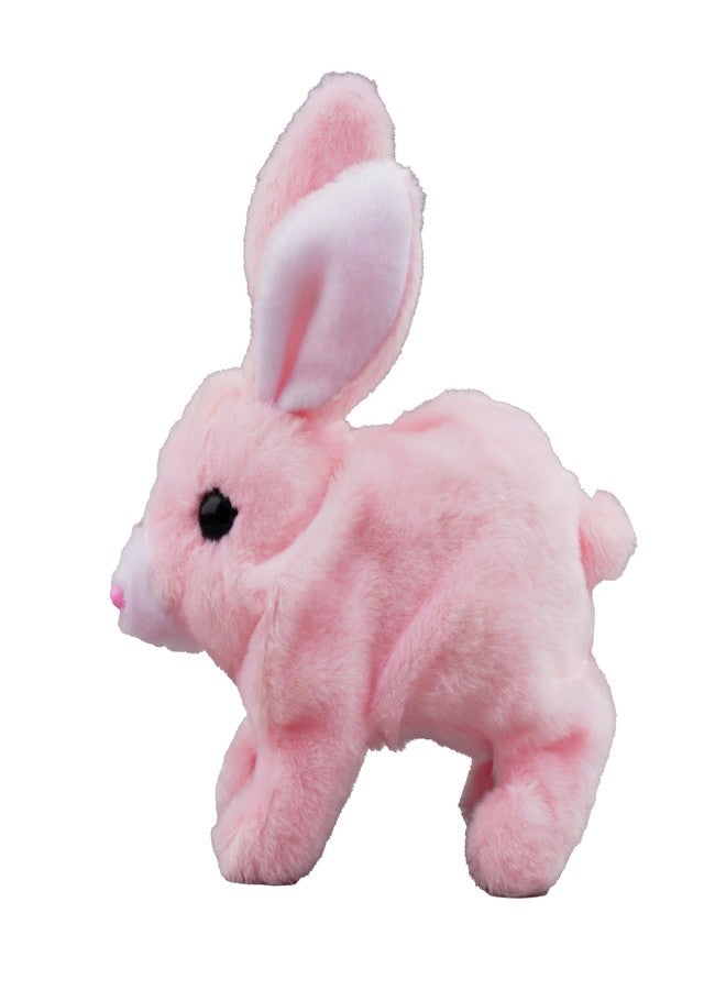 Darseval Hopping Jumping Rabbit Interactive Electronic Pet Plush Bunny Toy with Sounds and Movements Animated Walking Wiggle Ears Twitch Nose Gift for Toddlers Kids - Image 3