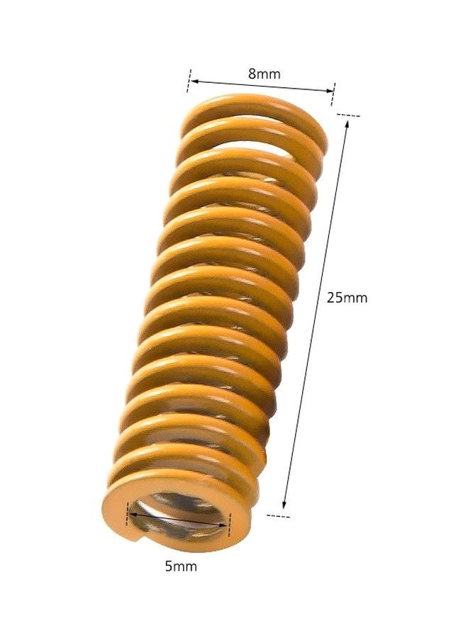 Creality 3D Printer Heated Bed Compression Spring Yellow - Image 3