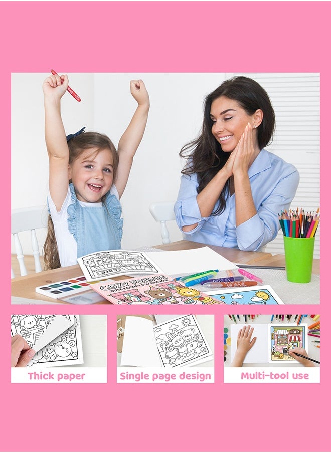 Lemon 40 Pages Children's Doodle Book, for Coloring and Drawing,  Wall Stickable, Thick Paper for Art Fill-In, Perfect for School, Students, Stationery, and Learning Supplies  - Image 4