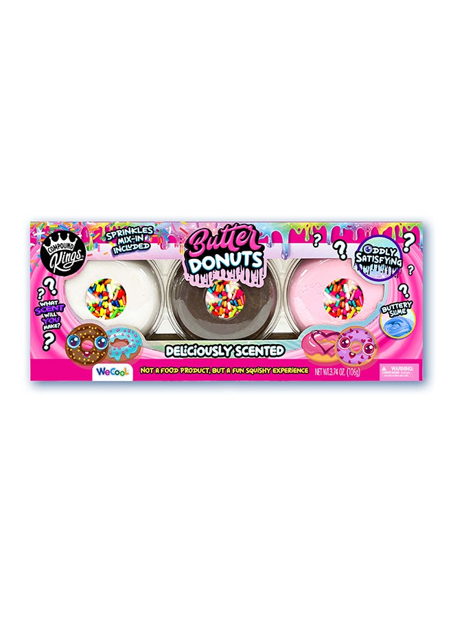 WeCool - Butter Donuts 3pk. Gift for Kids Girls & Boys for 4+ Ages - Image 1