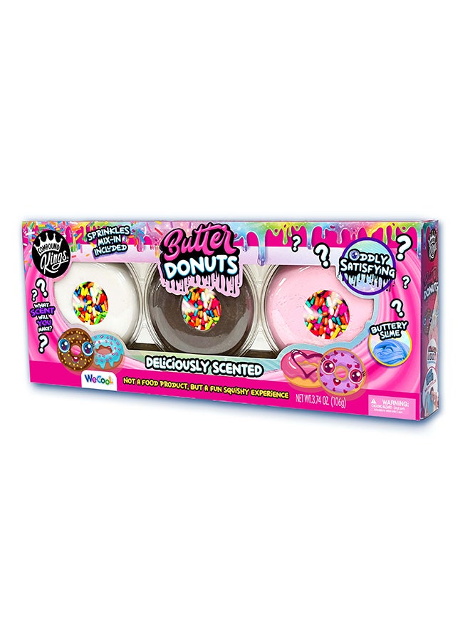 WeCool - Butter Donuts 3pk. Gift for Kids Girls & Boys for 4+ Ages - Image 1